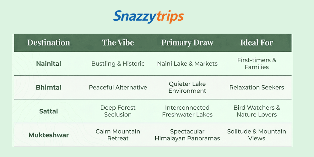 Nearby Destinations Around Nainital